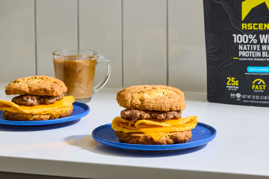 Sour Cream & Chive Protein Biscuits | Ascent Protein