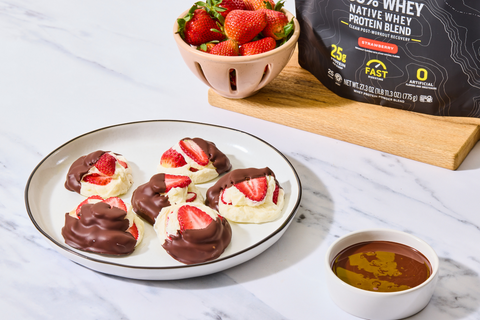 Strawberry Yogurt Clusters