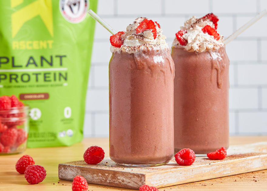 Raspberry Mocha Smoothie Recipes | Ascent Protein