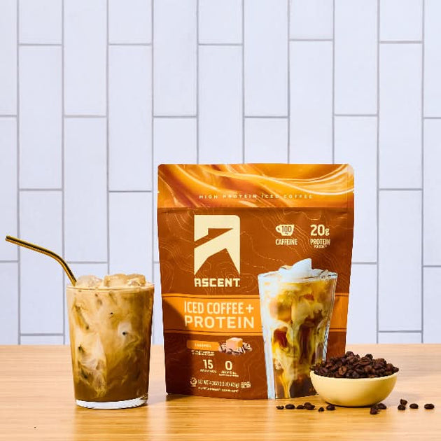 Caramel Iced Coffee With Protein | Ascent Protein