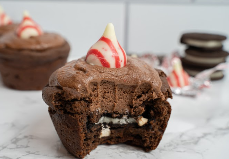Peppermint Oreo Protein Cupcake Recipe