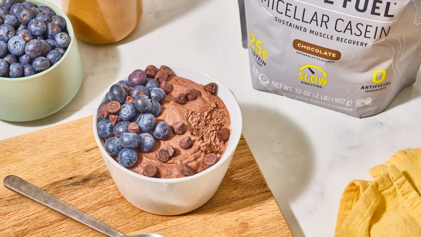 3 Ingredient Chocolate Peanut Butter Protein Pudding