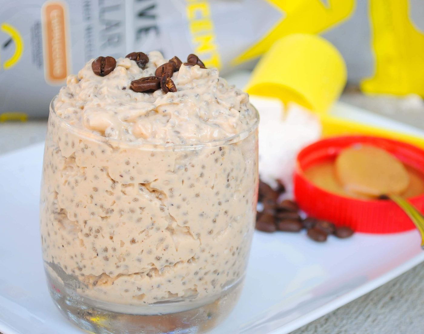 Cappuccino Peanut Butter Protein Pudding