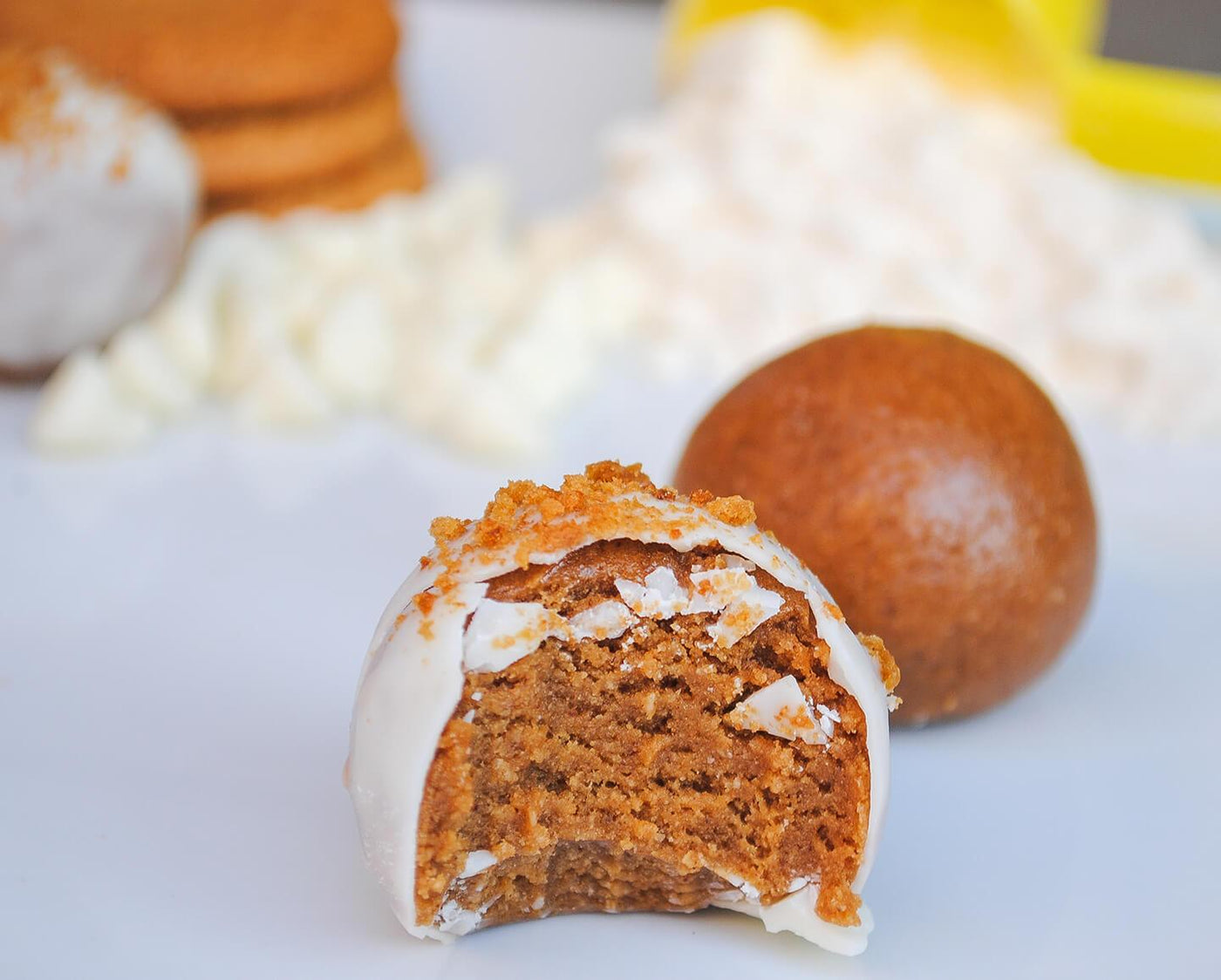 Gingerbread Protein Truffles