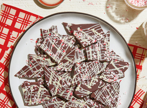 Christmas Protein Peppermint Mocha Bark Recipe