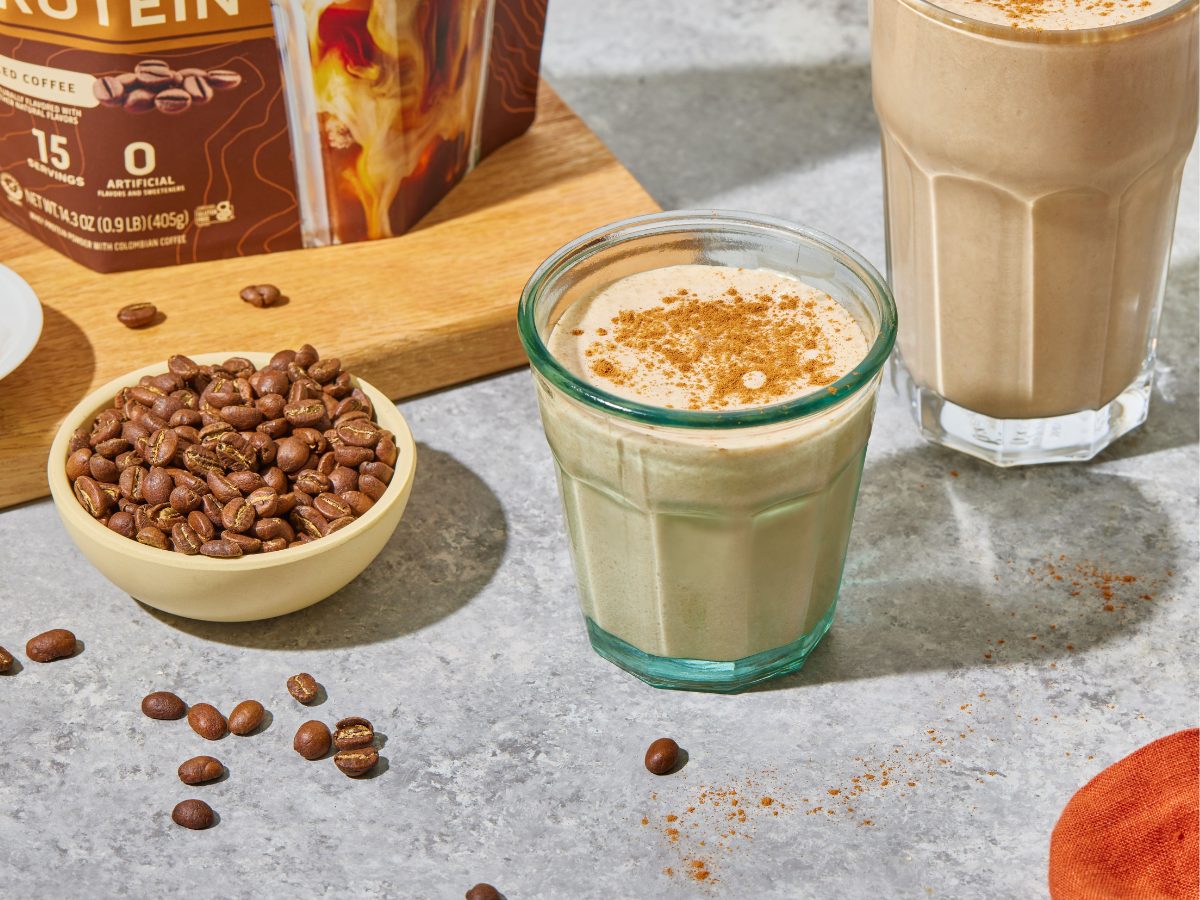 Iced Coffee Protein Smoothie Recipes | Banana Bliss