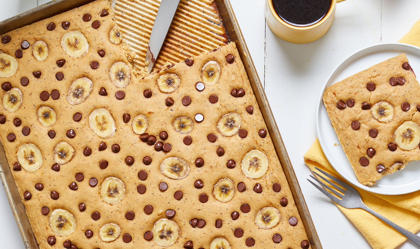 Vegan Sheet Pan Protein Pancakes