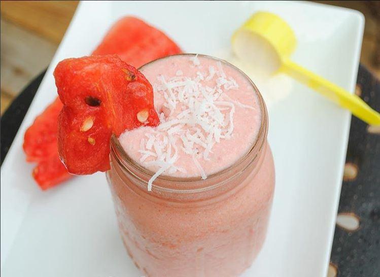 Watermelon Coconut Pre-Workout Smoothie