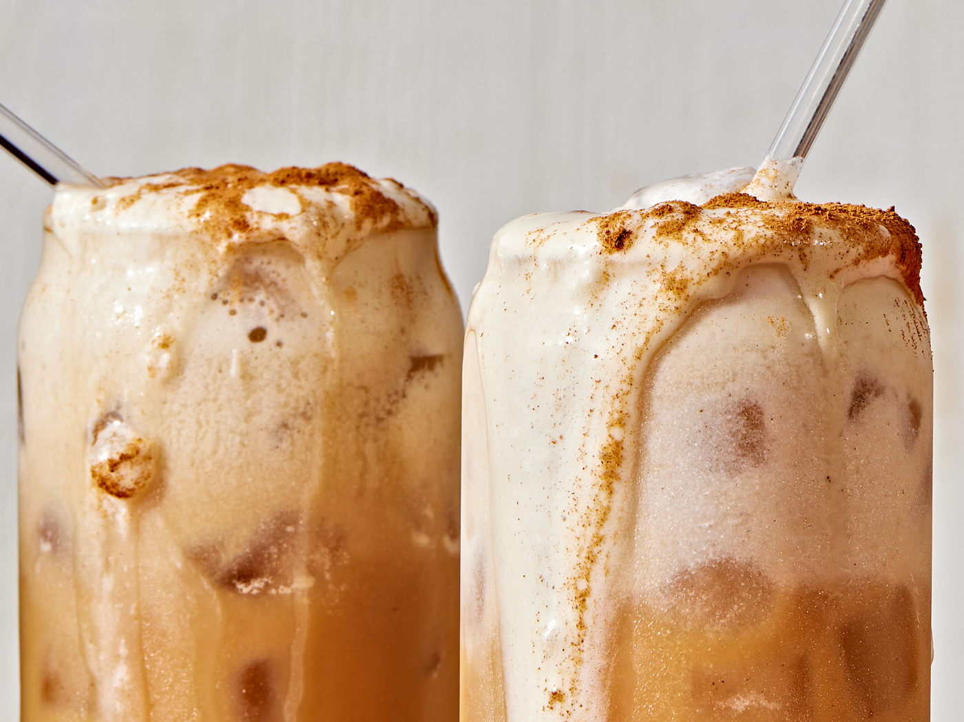 vanilla iced coffee recipe with cream of coconut in coffee by ascent protein