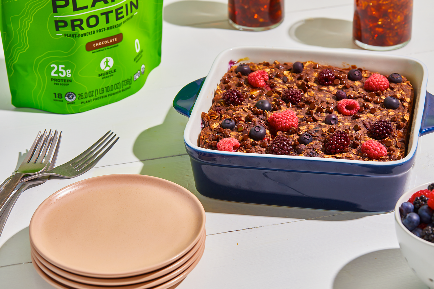 Baked Protein Oatmeal