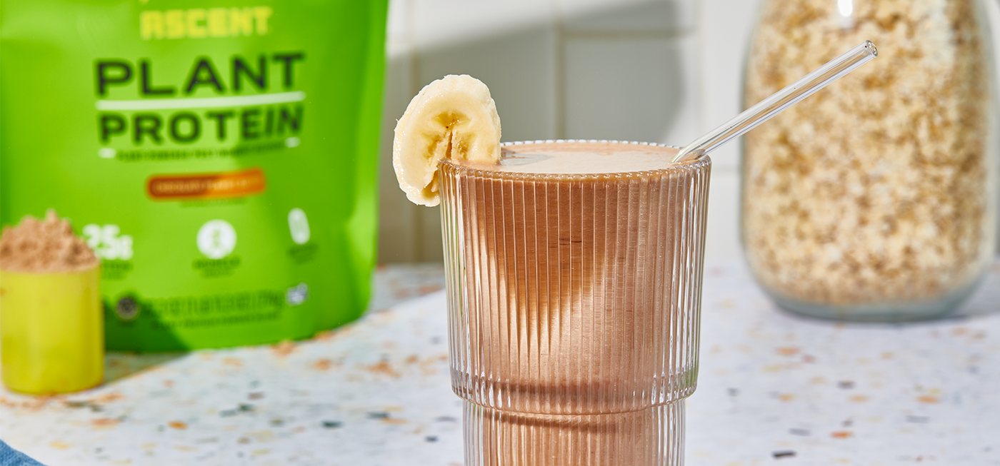 Peanut Butter Oats Vegan Protein Smoothie Recipes