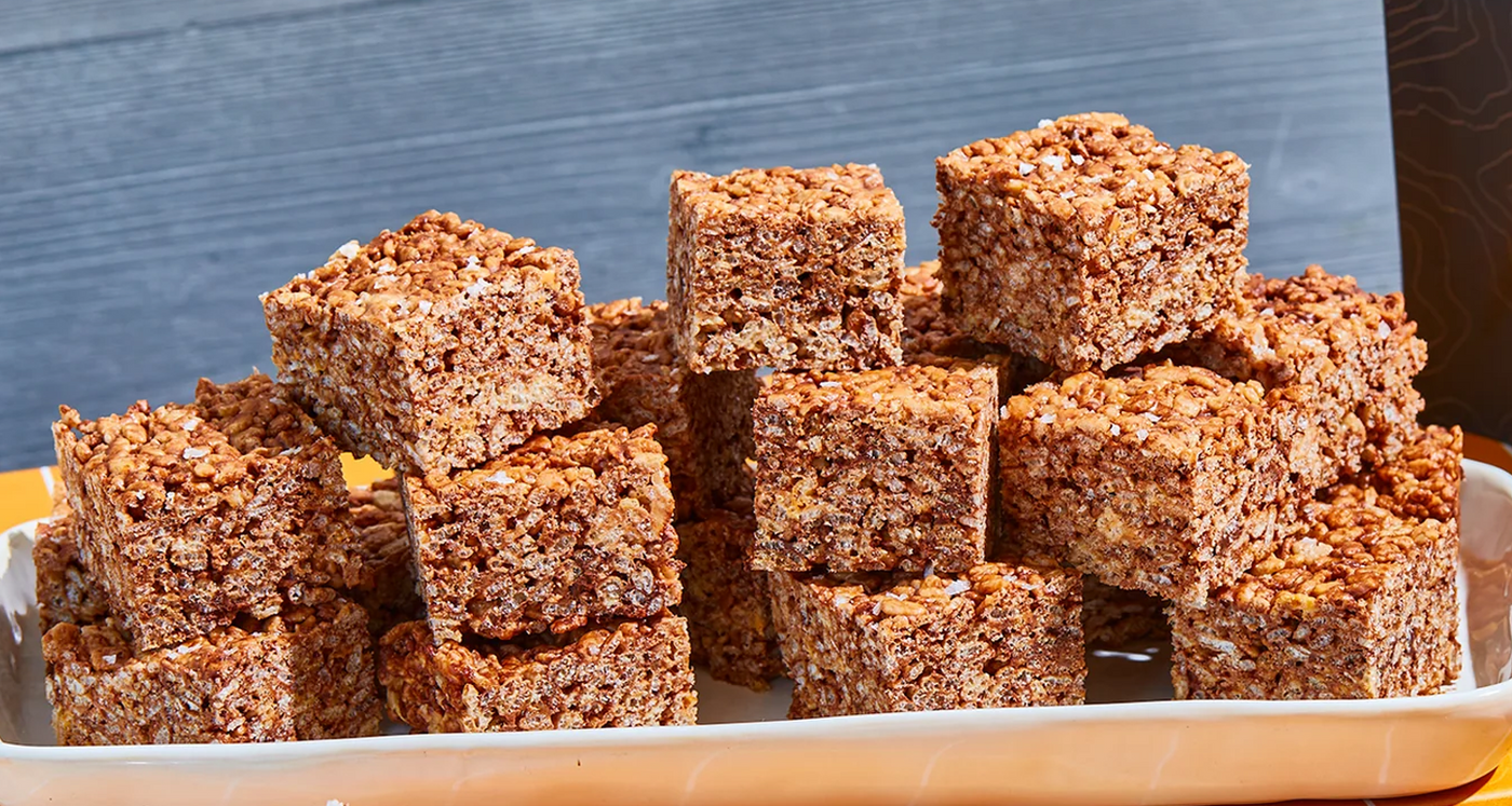 Chocolate Protein Rice Crispy Treats Recipe