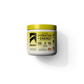 Jar of Clean Hydration + Energy powder on a transparent background