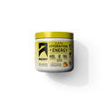 A jar of Orange Mango Clean Hydration + Energy on a transparent background.