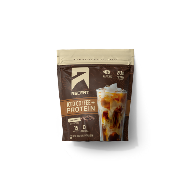 Ascent Clear Protein package on a transparent background