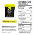 lemon protein powder nutrition panel