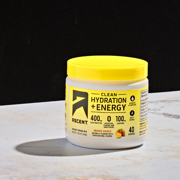 Orange Mango Clean Hydration + Energy | Ascent Protein