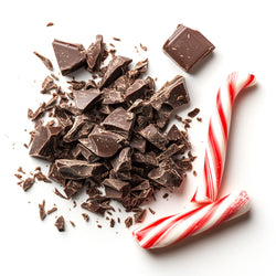 Peppermint, coffee, and chocolate icon