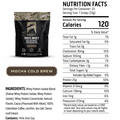 Mocha Cold Brew Protein Powder Nutrition Facts panel