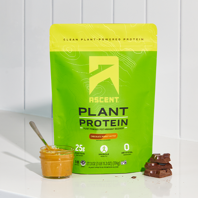 Chocolate Peanut Butter Plant- Based Protein Powder Consumer